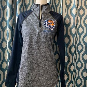 Memphis Tiger half zip pullover